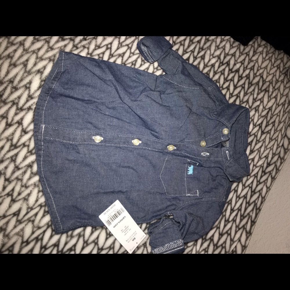 jean button down shirt
